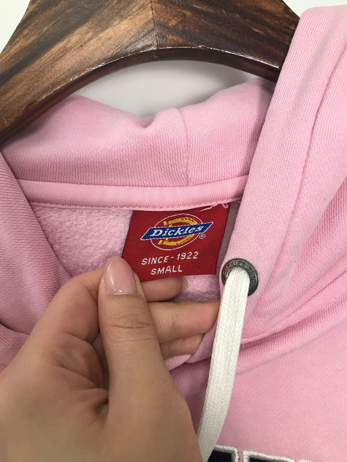 디키즈 자수로고 딸기우유 후드티 상품이미지7