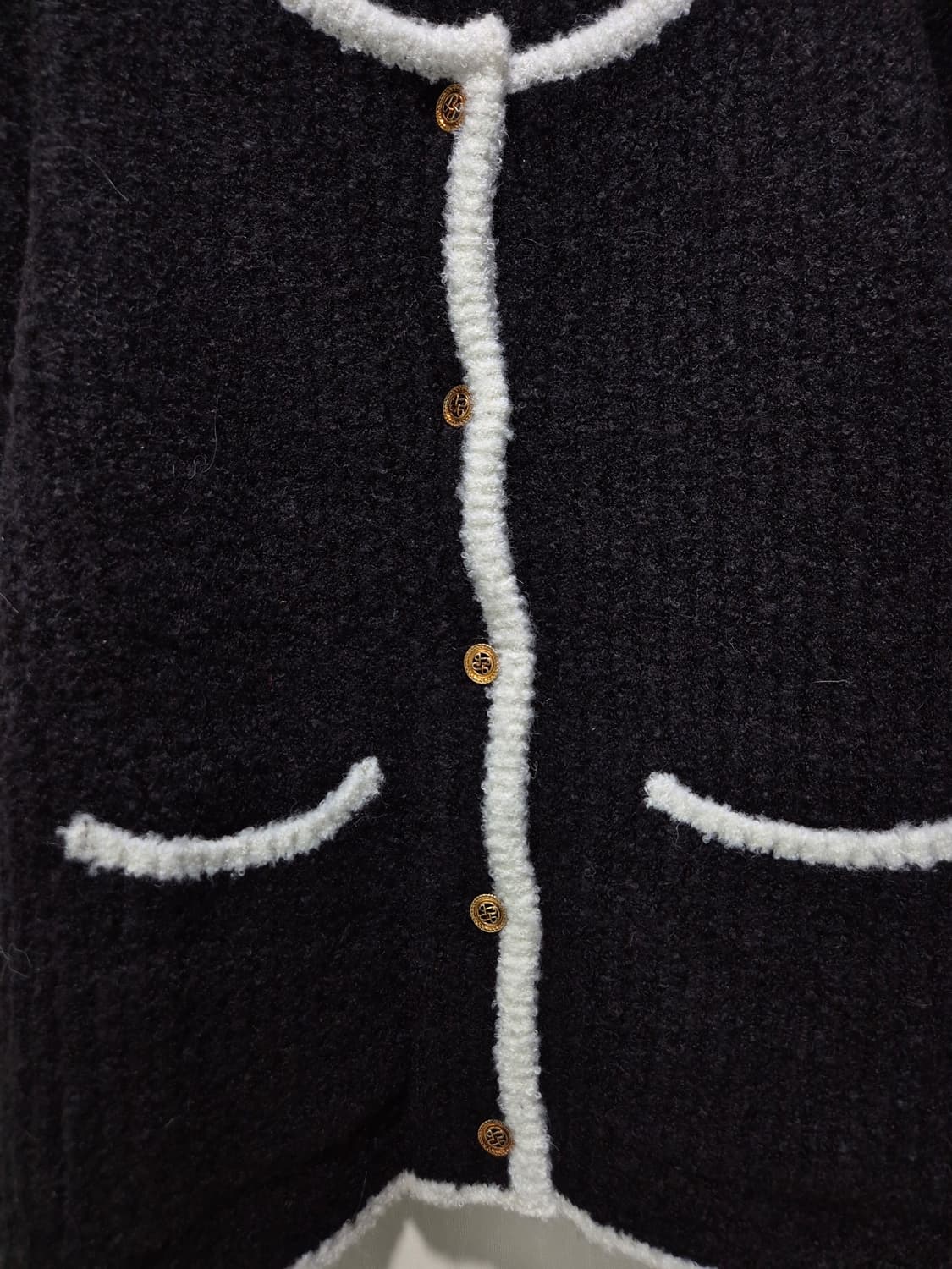 브래이시걸 블랙 트위드 가디건 상품이미지6