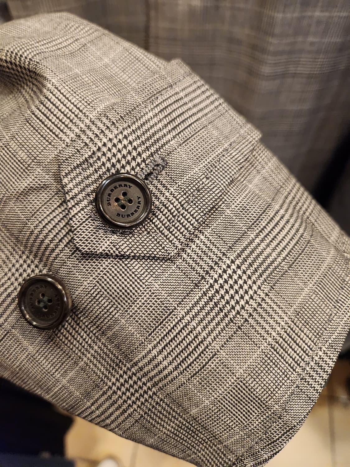 버버리 런던 체크 리버시블 남성코트 상품이미지2