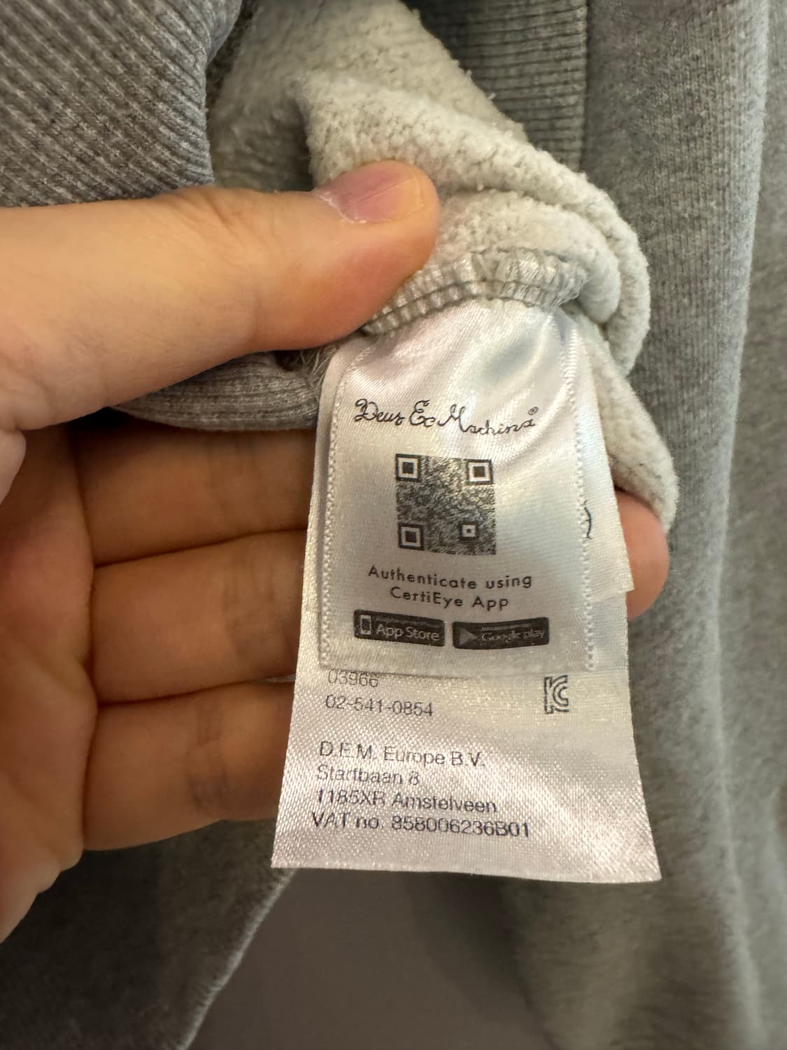 데우스 엑스 마키나 서울 후드집업 그레이 상품이미지8