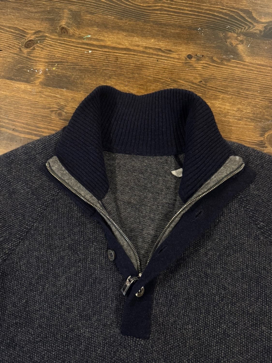 에르메네질도 제냐 짚업 니트 100 상품이미지8