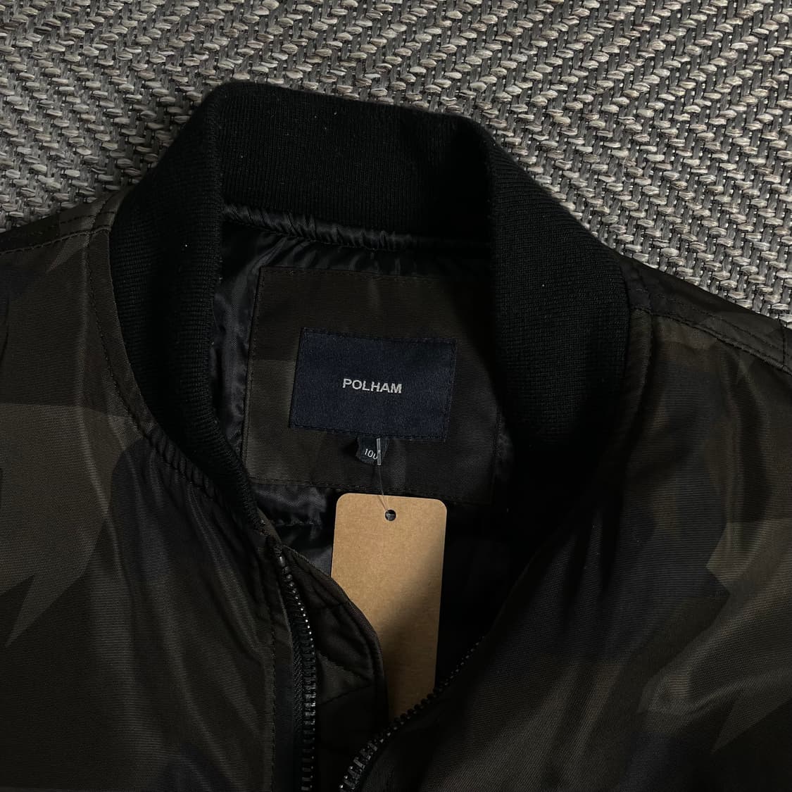 폴햄 퀄팅 누빔 카모 블루종 자켓y 4450 상품이미지5