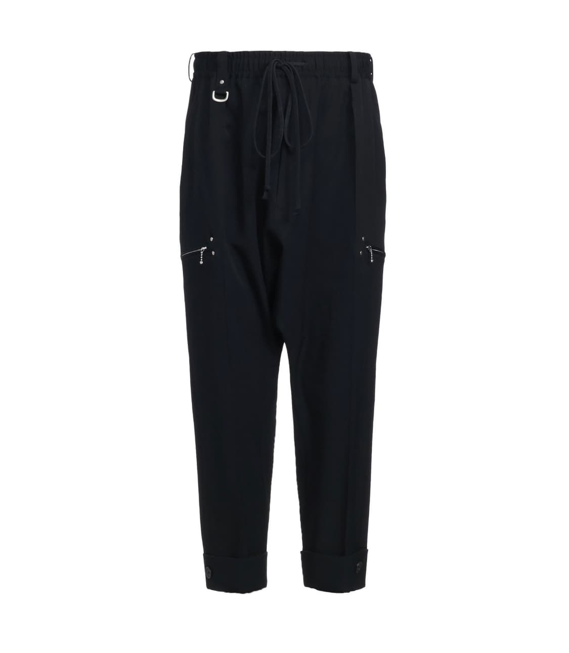 요지 야마모토 S’YTE 울 개버딘 슬림 사루엘 팬츠 팝니다. 상품이미지2