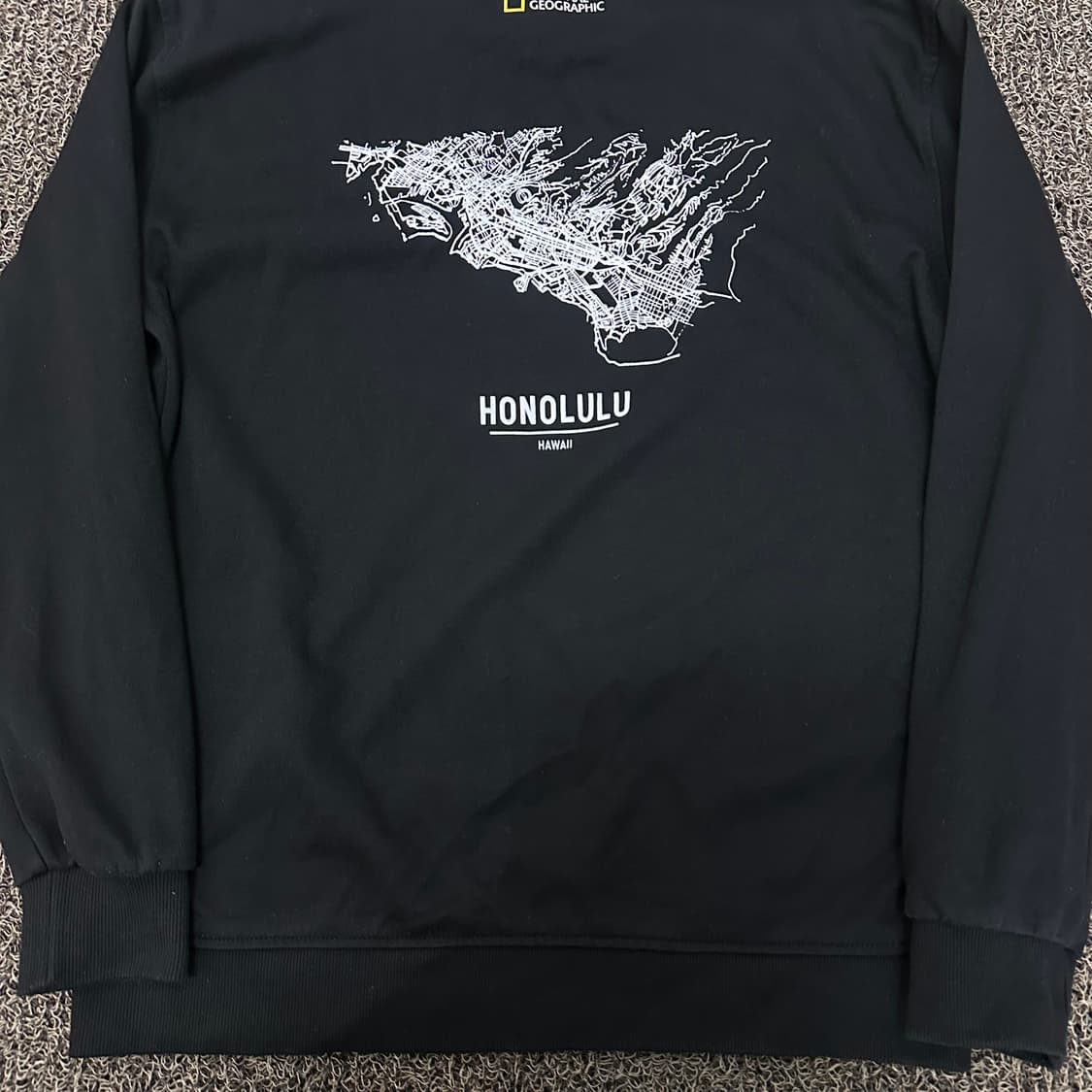 내셔널지오그래픽 맨투맨 블랙 L 상품이미지5