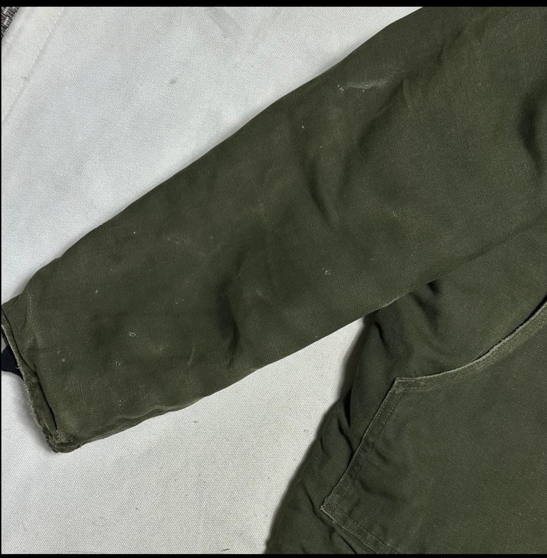 [XL] 칼하트 빈티지 카키 워크자켓 상품이미지3