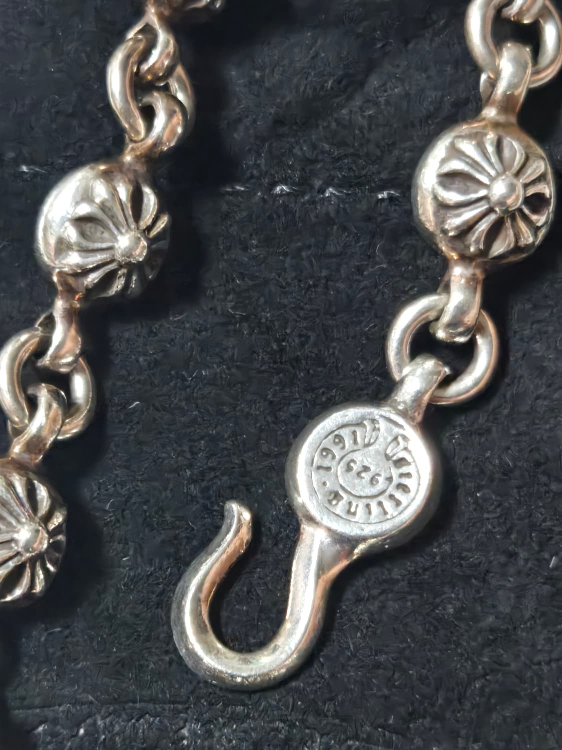 크롬하츠 크로스 링크 팔찌 상품이미지6