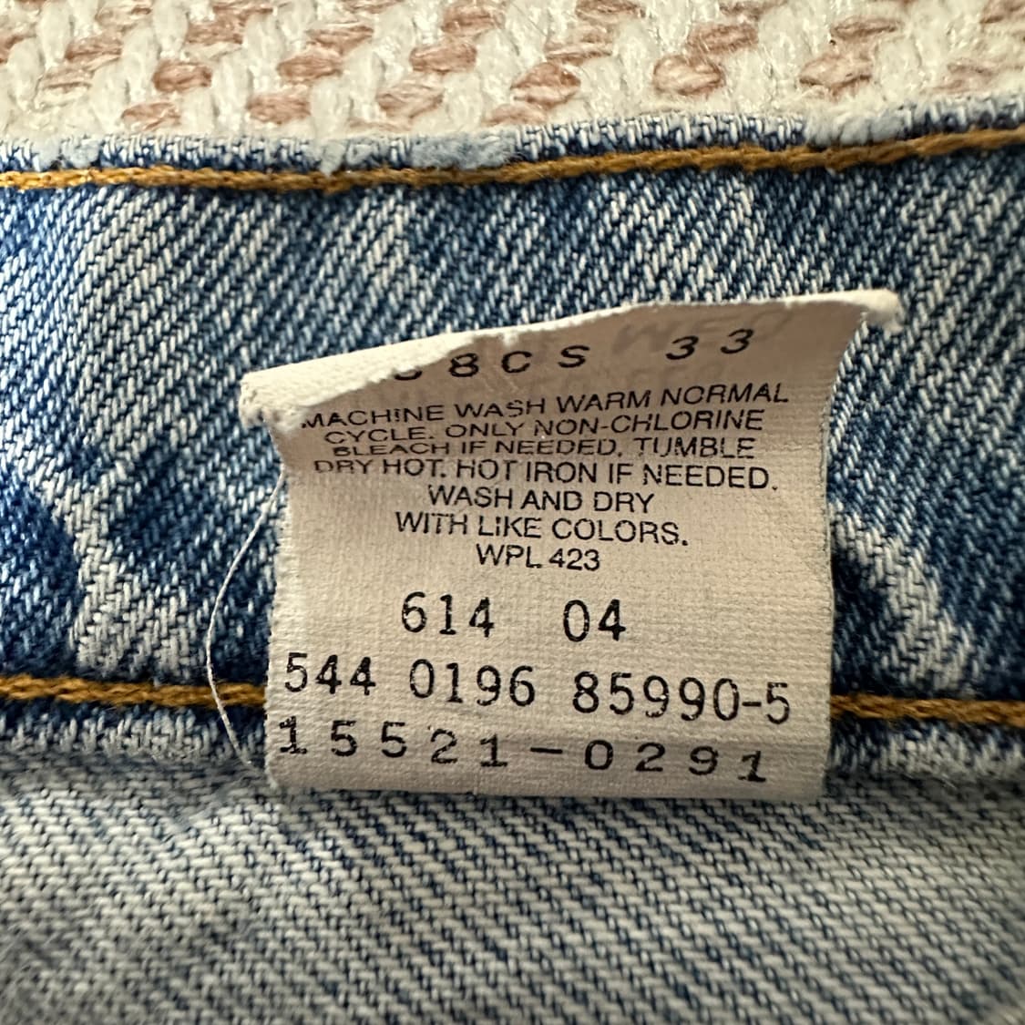 LEVI'S 521 90's usa made jeans 상품이미지4