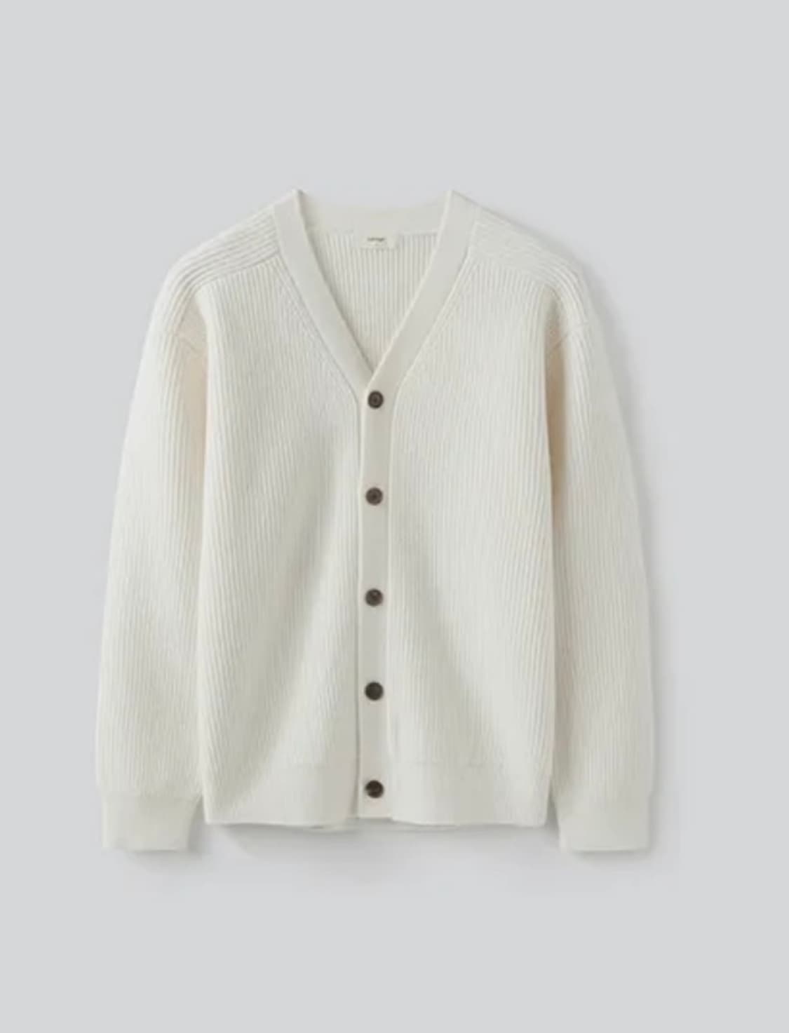(2) 파브레가 포니 울 Y 가디건 [IVORY] 판매 상품이미지1