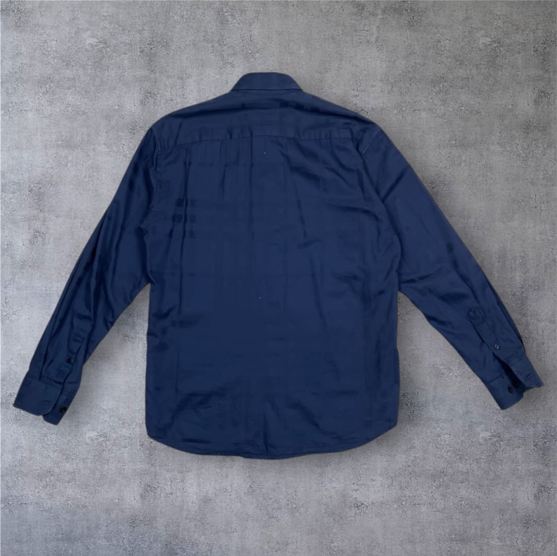 버버리 Burberry 네이비블루 노바체크 코튼 셔츠 XL 상품이미지8