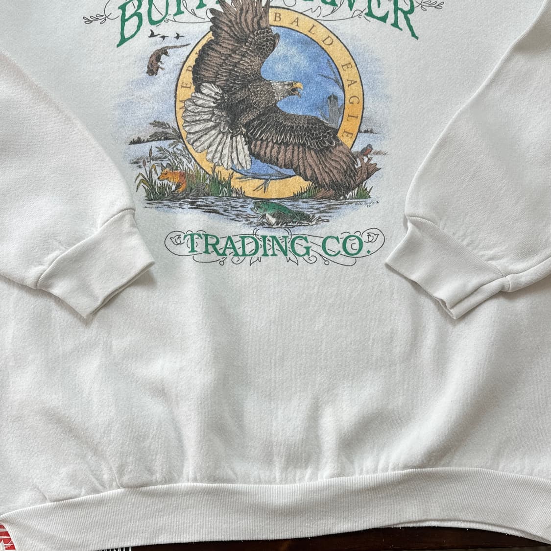 90s USA 툴텍스 버팔로 리버 빈티지 스웻셔츠 XL 상품이미지5