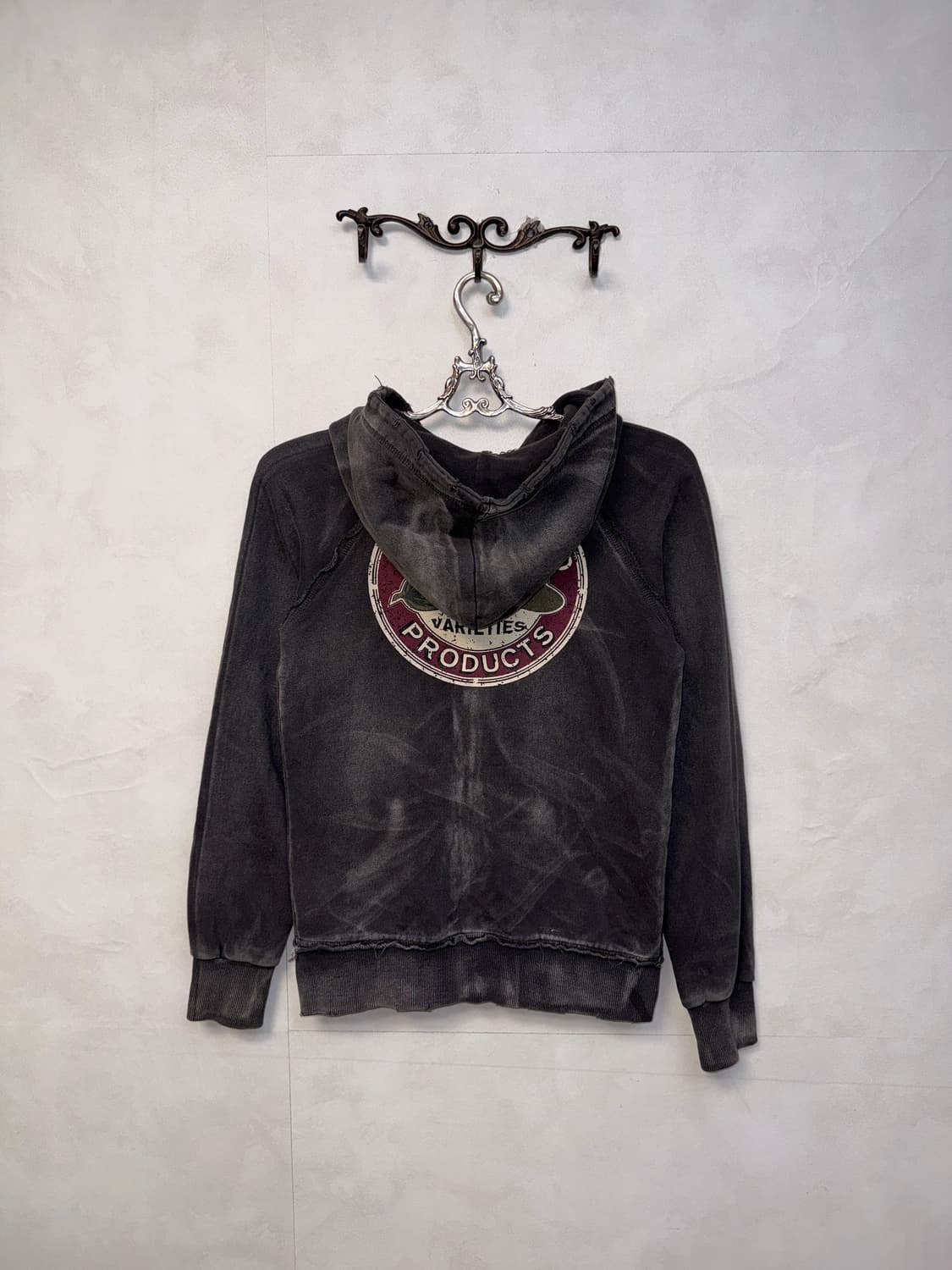 Washing charcoal heinz ketchup 후드집업 상품이미지3