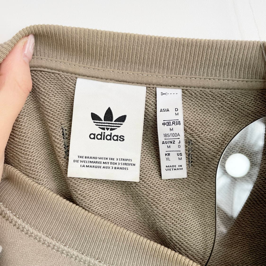 F1 아디다스 R.Y.V. 카키색 포켓 스웻셔츠 XL사이즈 상품이미지5