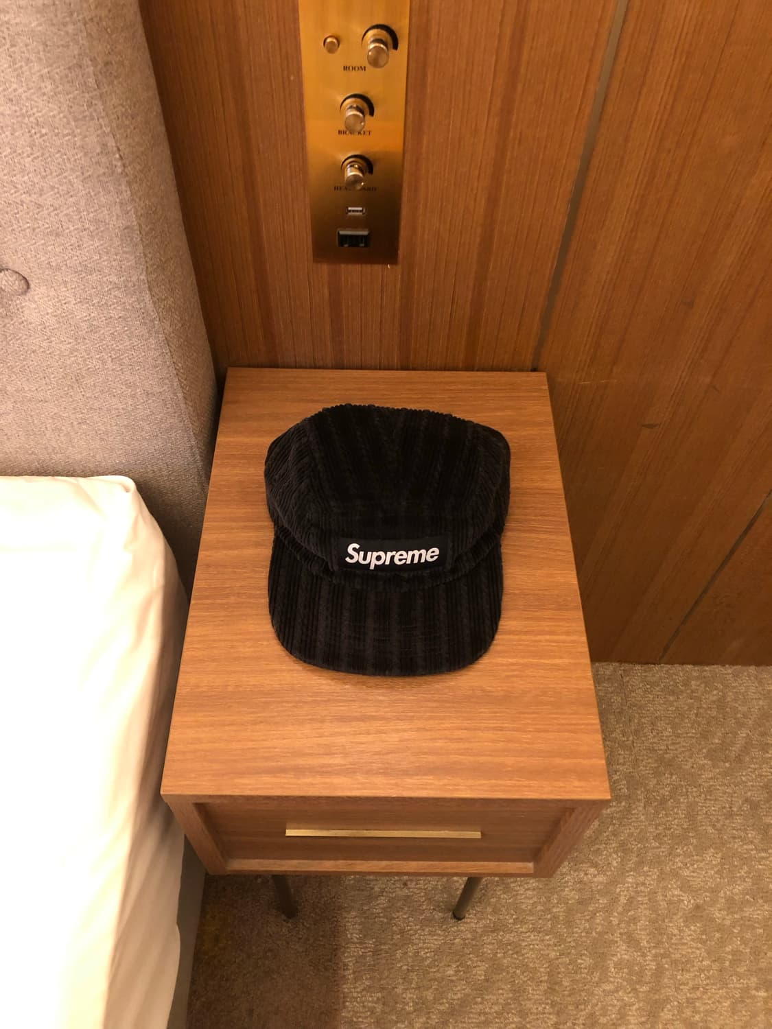 슈프림 코듀로이 캠프캡 상품이미지1