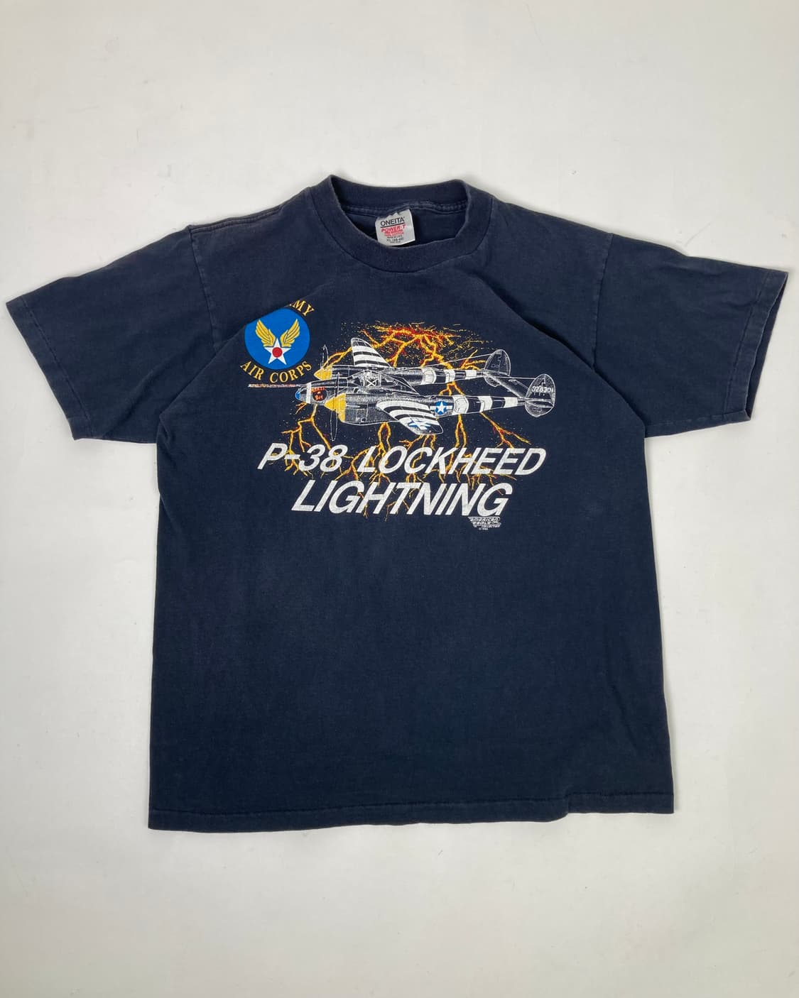 80s Single Stitched Tee (dark navy) 상품이미지1