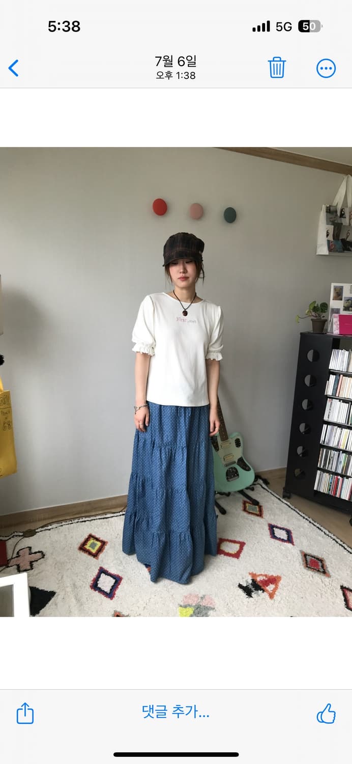 frill cotton top 상품이미지2