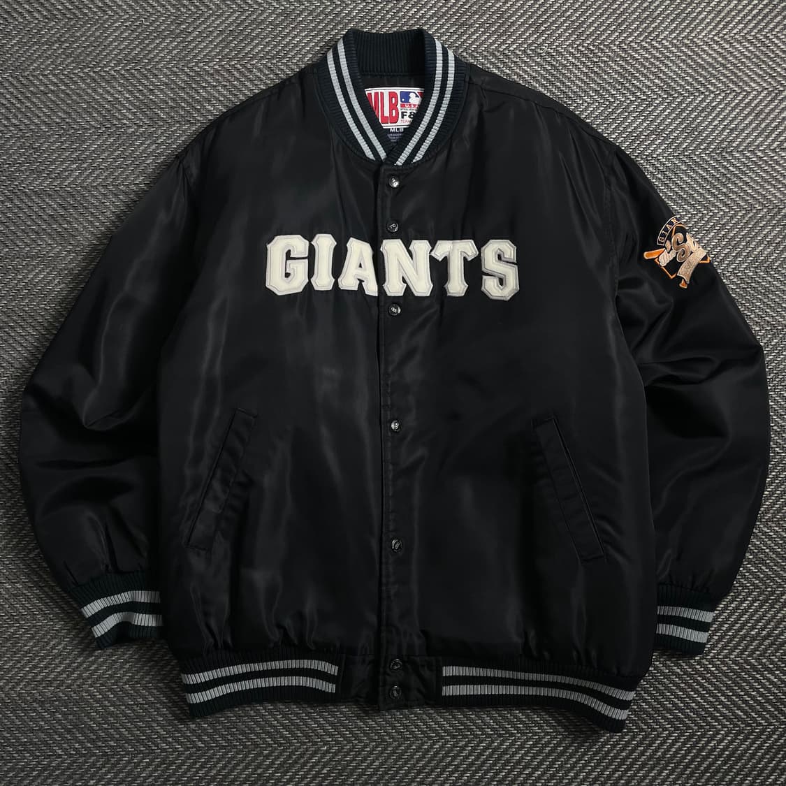 MLB 샌프란시스코 자이언츠 사틴 바시티 자켓o 4582 상품이미지1