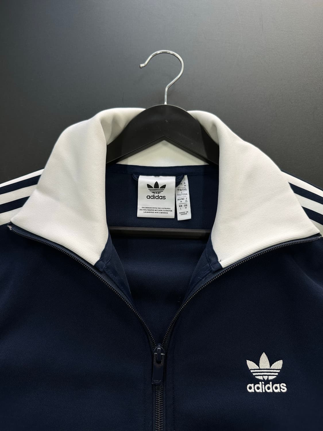 아디다스 베켄바우어 투웨이 트랙탑져지 화이트네이비 상품이미지6