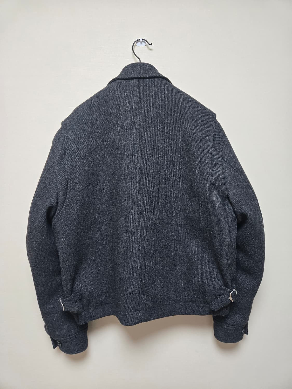 [L]애프터프레이 A-2 울 블루종 자켓 차콜 상품이미지2