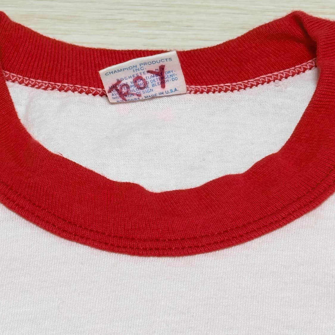 Champion 레드 링거티 상품이미지4