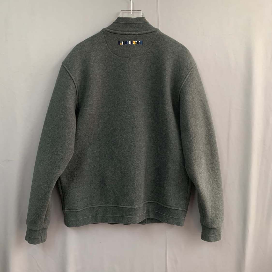 L 라코스테 스웻 바시티 스타디움 야구 자켓 상품이미지3