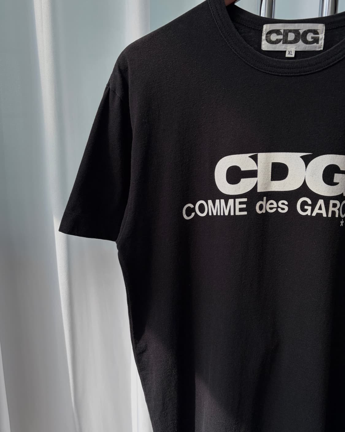 [XL]CDG 꼼데가르송 로고 반팔 티셔츠 상품이미지6