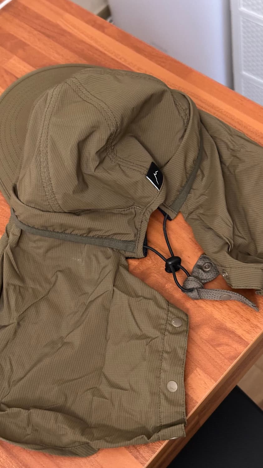 케일 cayl 스트레치 나일론 선바이저 캡 브라운 상품이미지3