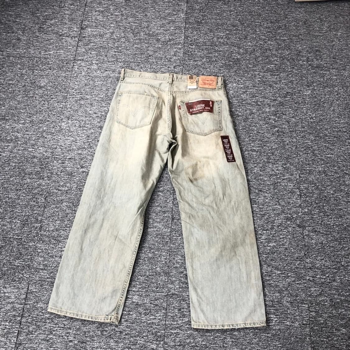 리바이스 USA 정품 levi 569 워싱 데님팬츠 상품이미지3
