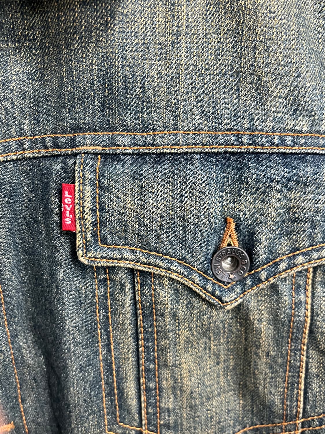 Levis 리바이스 쉐르파 워싱 데님 트러커 자켓 상품이미지4