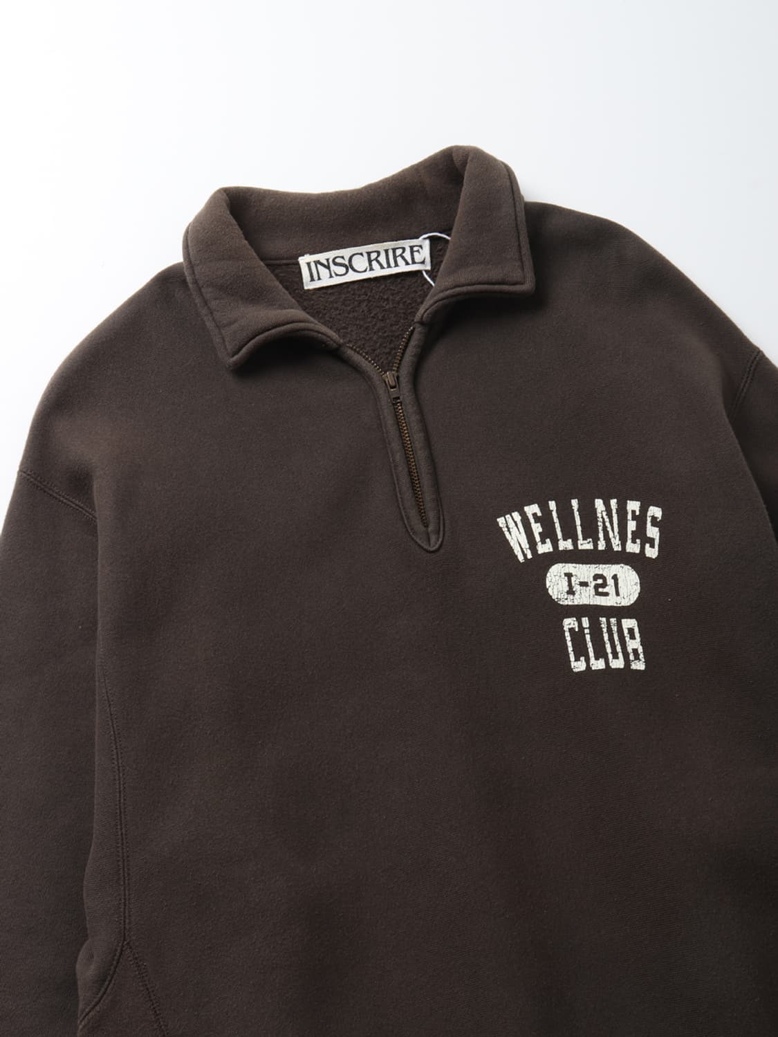 인스크라이어 INSCRIRE Half Zip Sweatshirt 상품이미지5