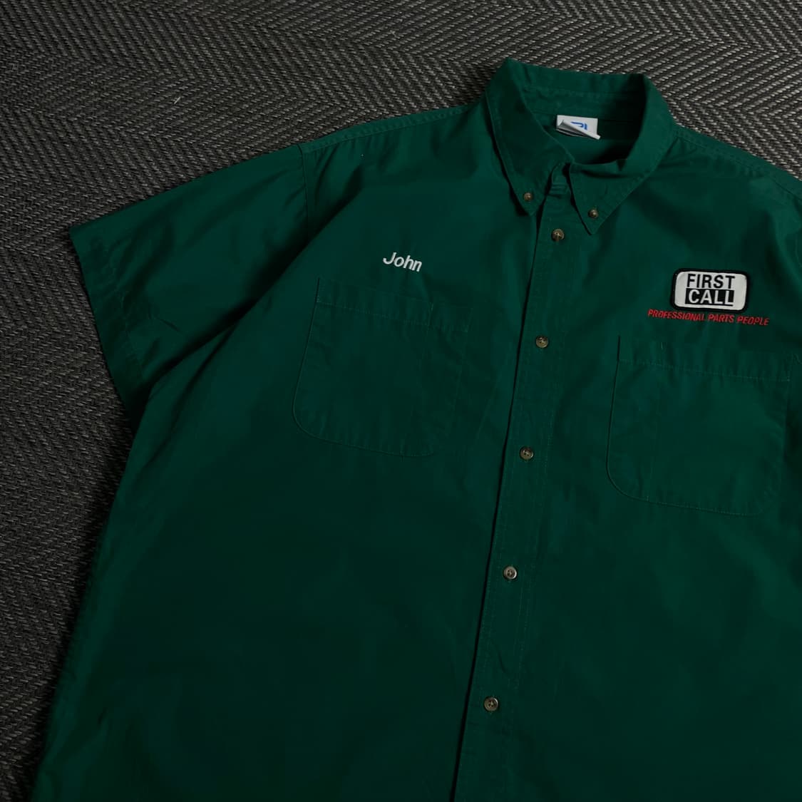 USA 오리지날 빈티지 박시핏 워크 셔츠o 3946 상품이미지3