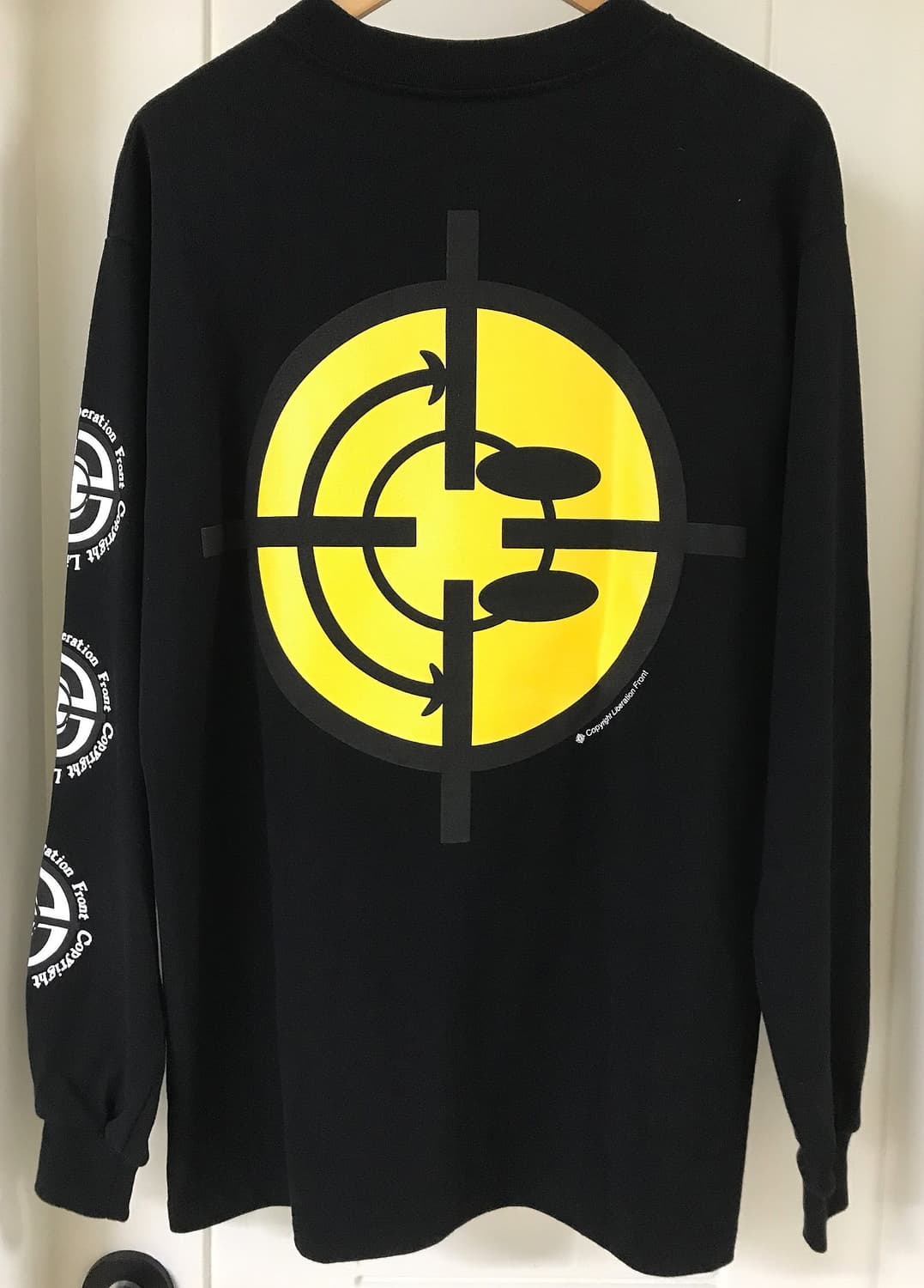 @새상품@ 레디메이드 스마일 타겟 긴팔 티셔츠 블랙  상품이미지6