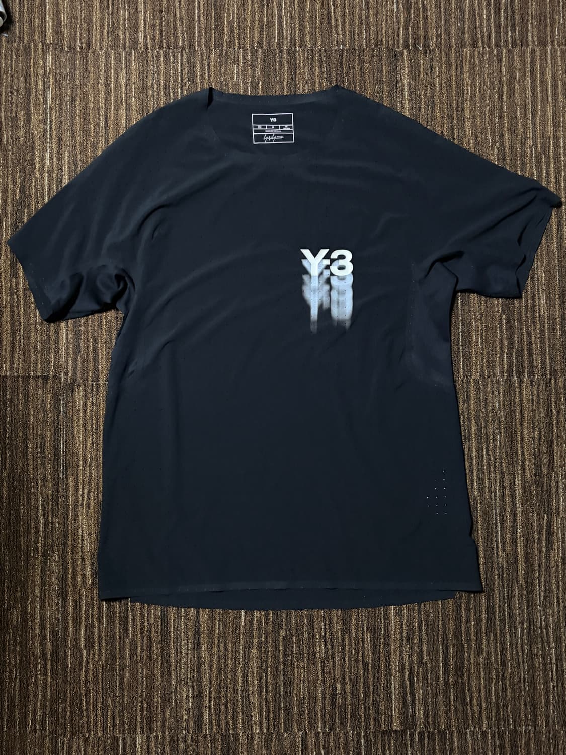 24SS Y-3 런 그래픽 로고 반팔티 상품이미지5