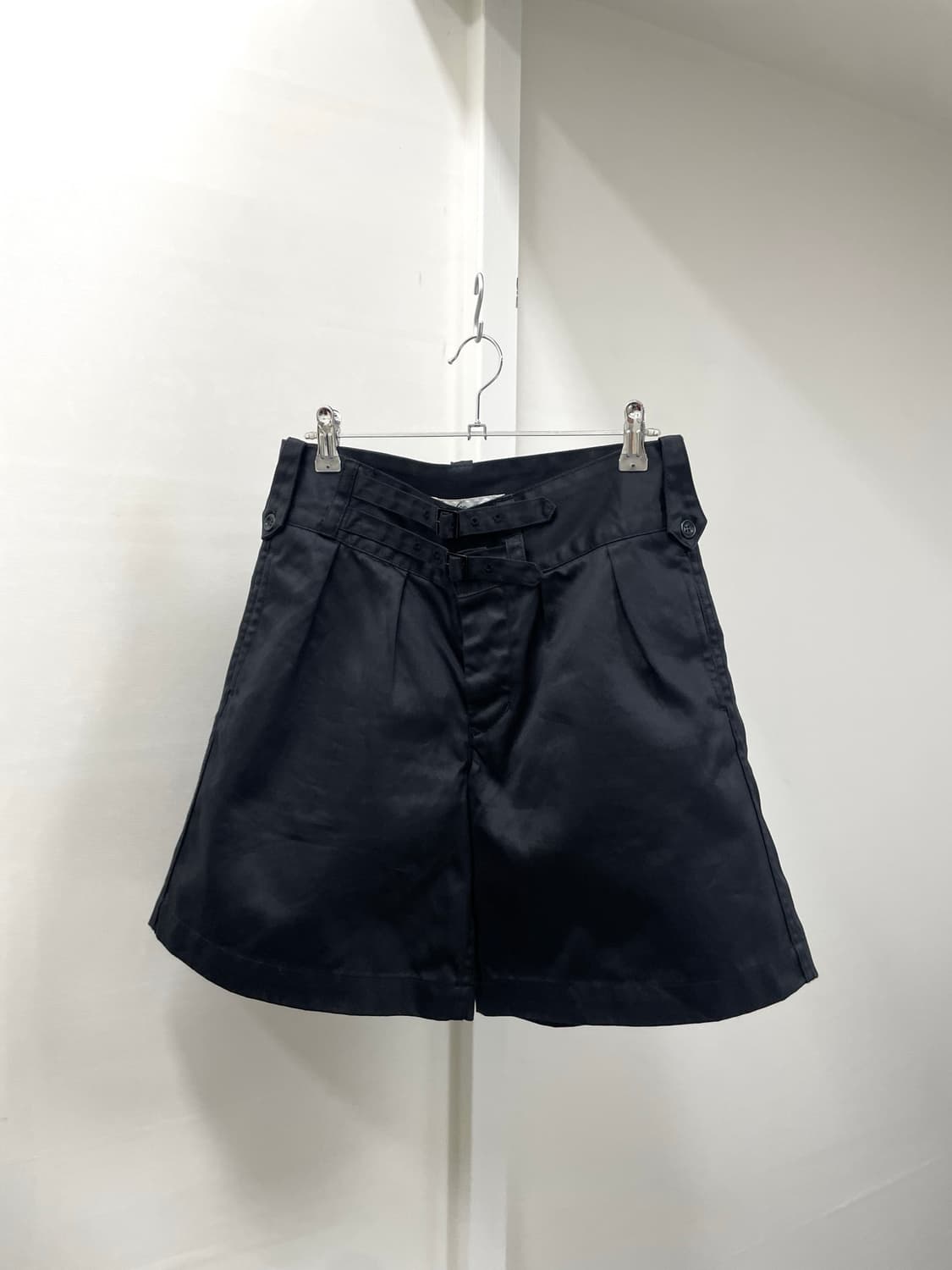 빔즈보이 더블 벨티드 코팅 데님 쇼츠 상품이미지1