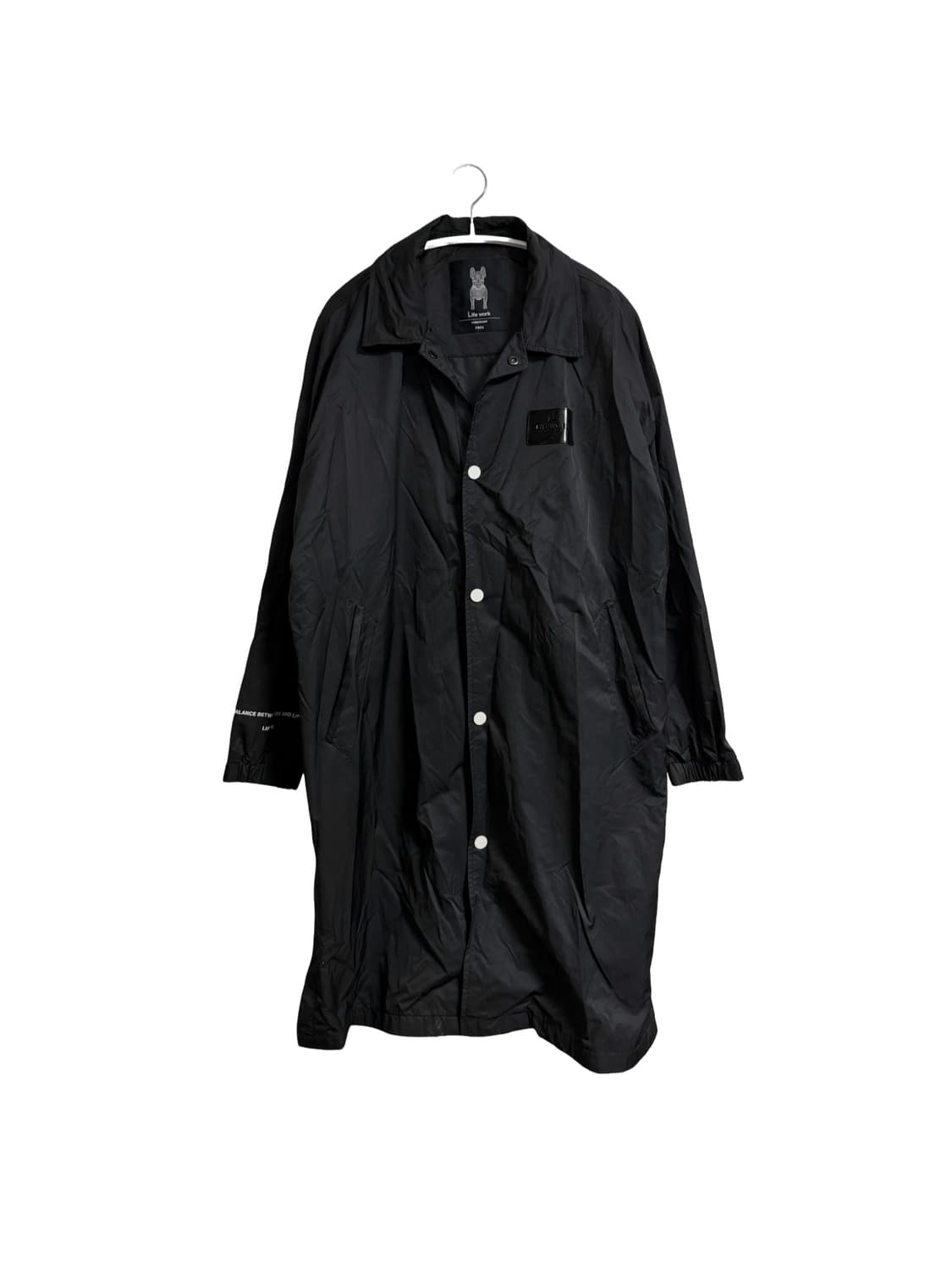 라이프워크 불독 백그래픽 롱 코치 자켓 상품이미지2