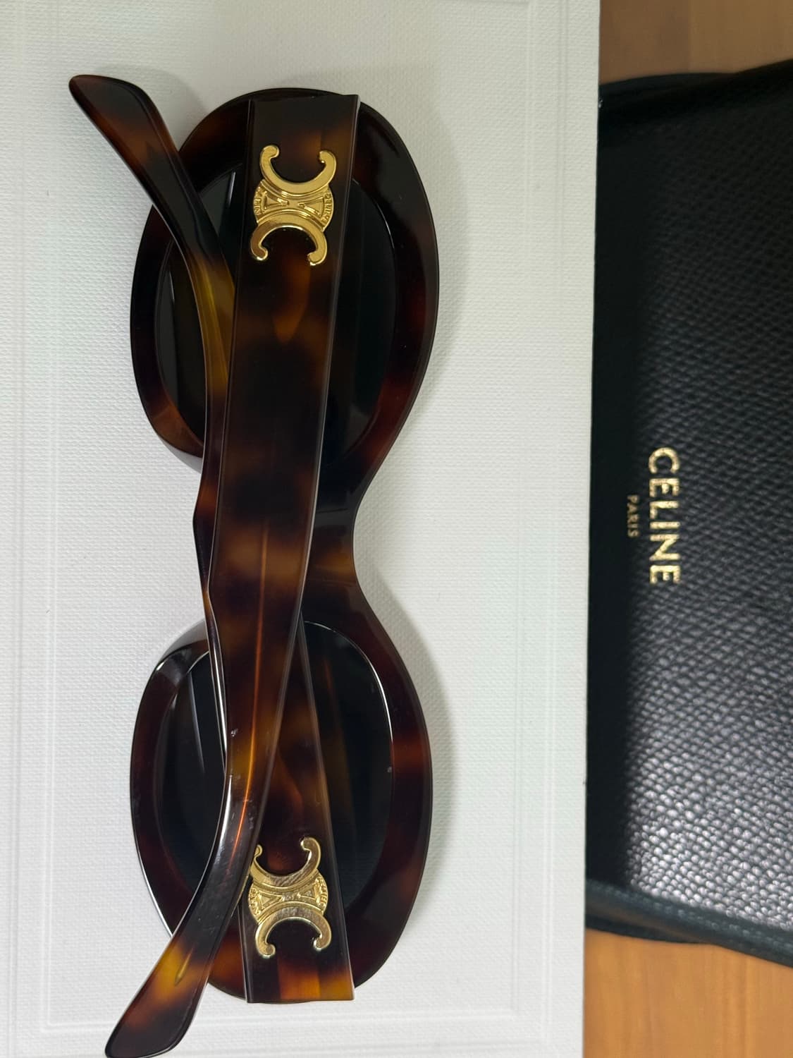 셀린느 트리오페 트리옹프 선글라스 블론드 하바나 상품이미지2