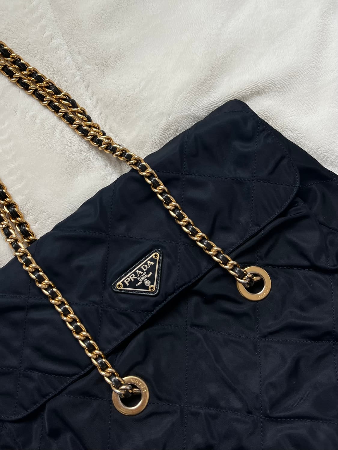 프라다 포코노 금장 체인 숄더백 가방 (정품) 상품이미지7