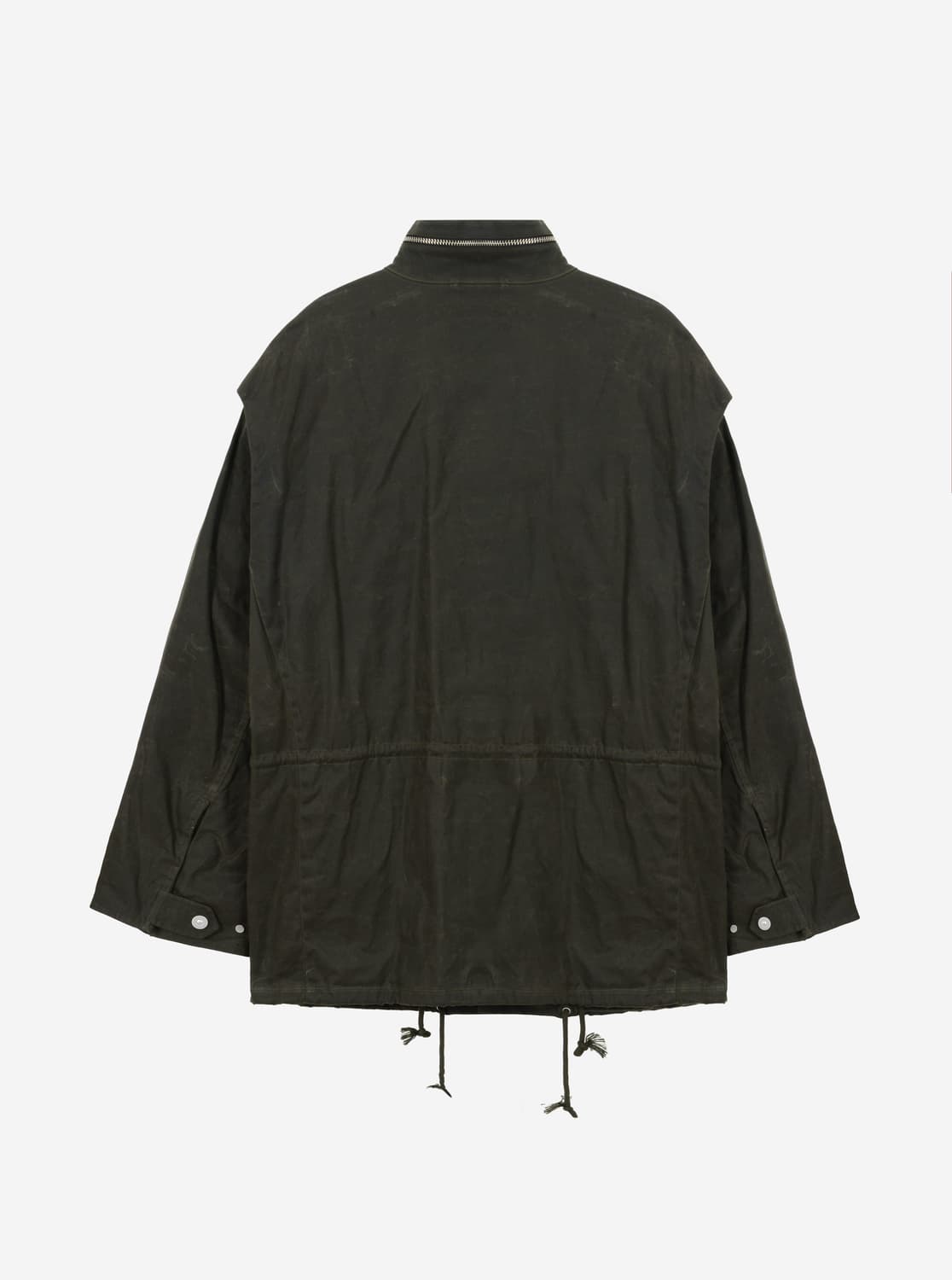 베이컨트아카이브 waxed field jacket 필드 자켓 카키 상품이미지2