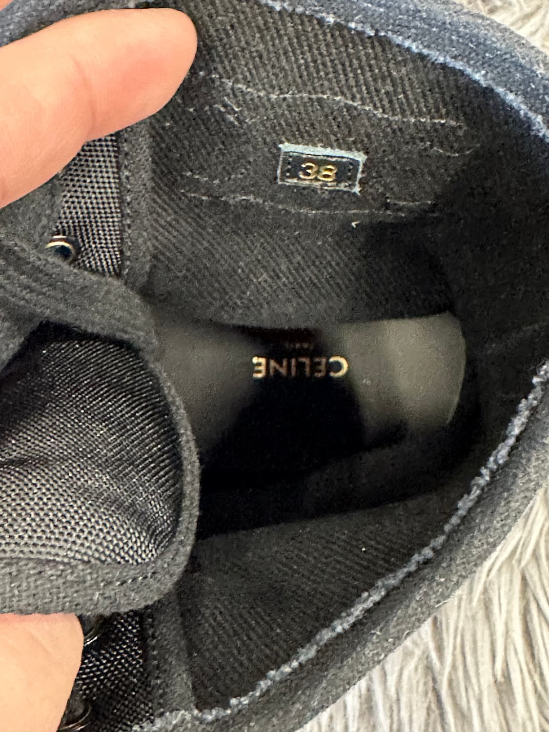 셀린느 CELINE 트라이엄프 러그솔 레이스업 부츠 상품이미지7