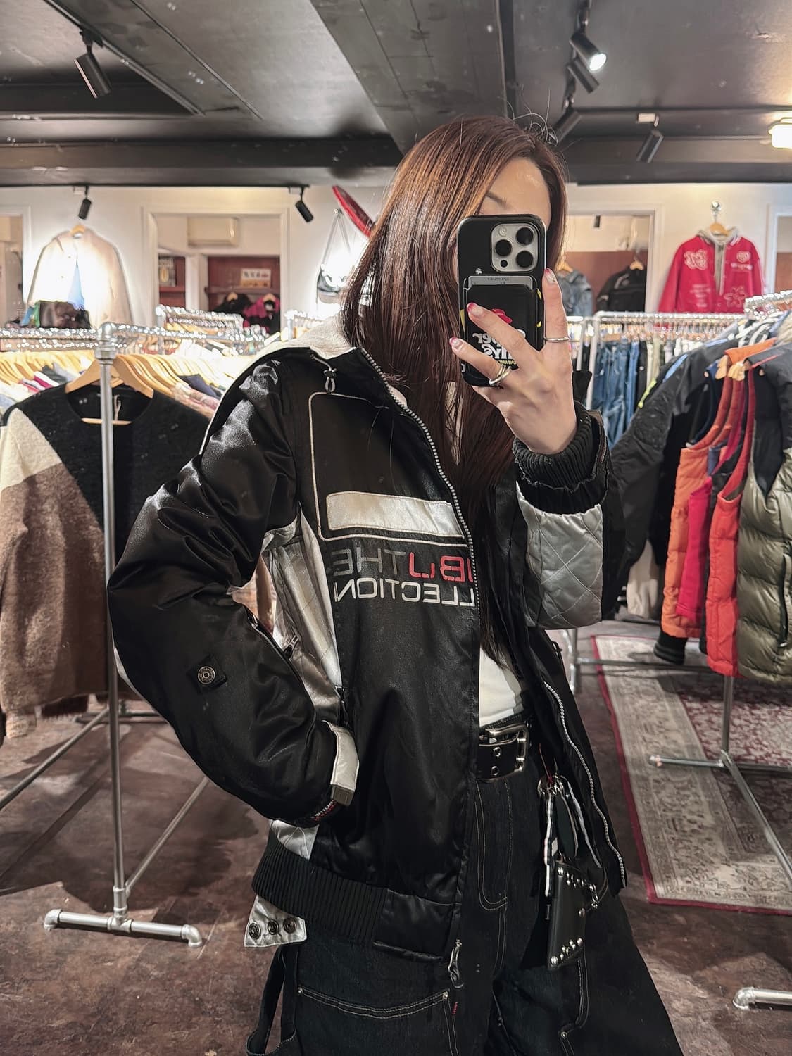 FUBU 푸부 올드스쿨 누빔 봄버 후드 자켓 M 상품이미지8