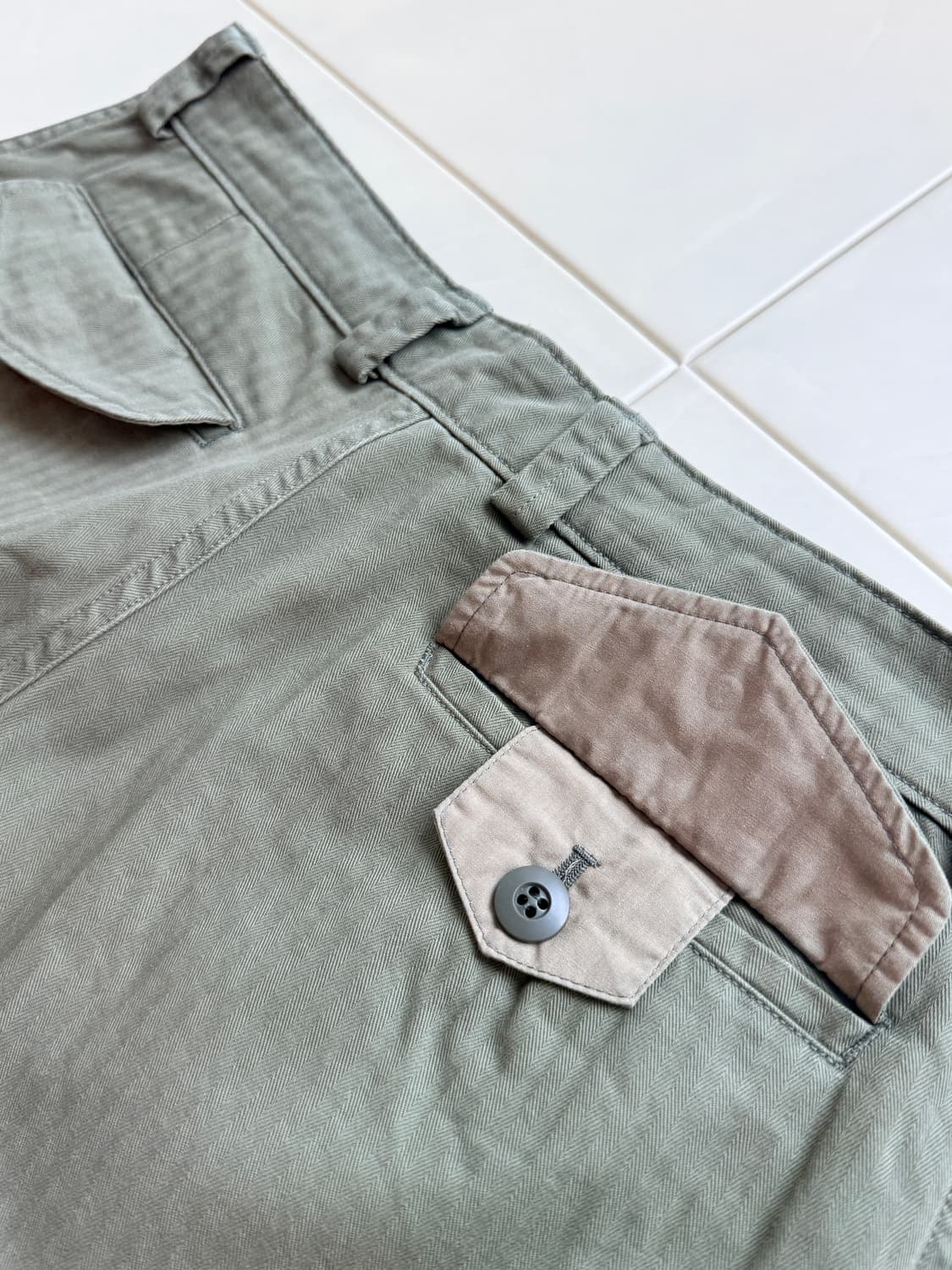 스테디에브리웨어 SEW M47 HBT 밀리터리 카고팬츠 2시이즈 상품이미지7