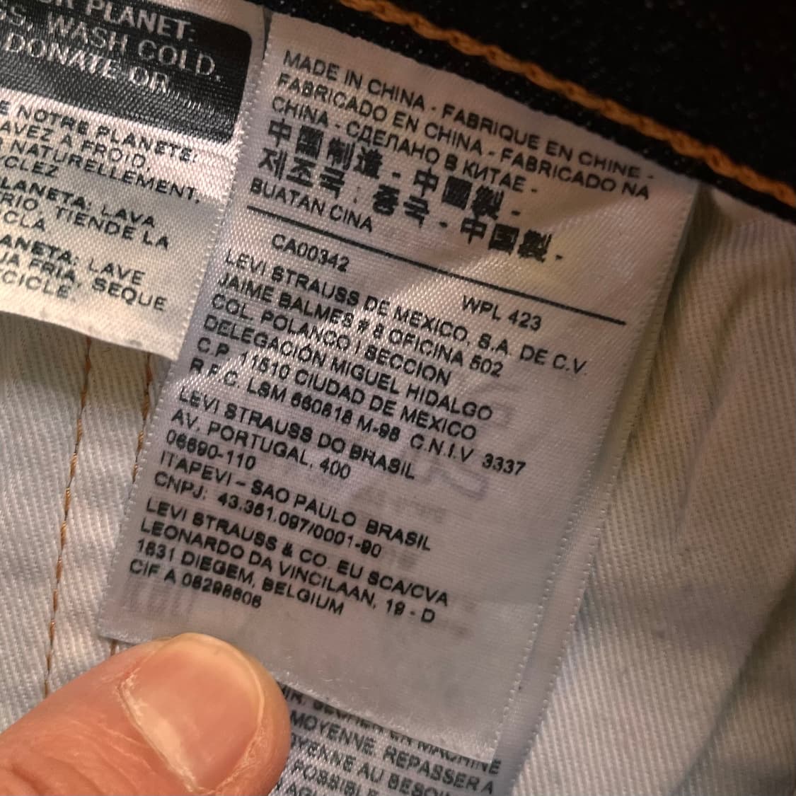 리바이스 511 빅E 데님팬츠 W32 L32 상품이미지5