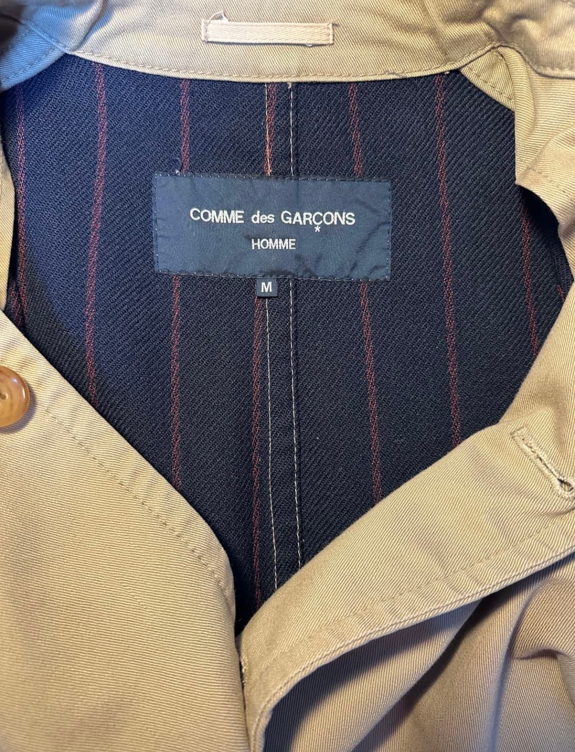 꼼데가르송옴므 헤비 코튼 코트  상품이미지4