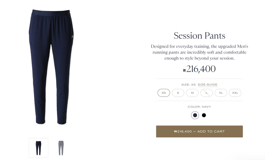 트랙스미스 SESSION PANTS M NAVY 상품이미지9