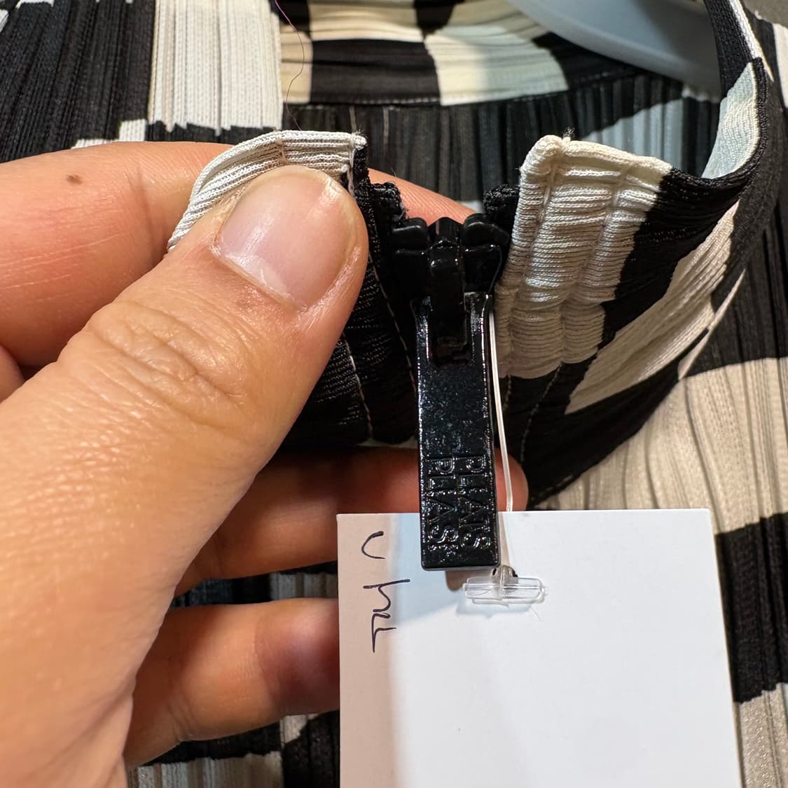 [003] PLEATS PLEASE 플리츠 플리즈 투웨이 집업 패턴 자켓 상품이미지2