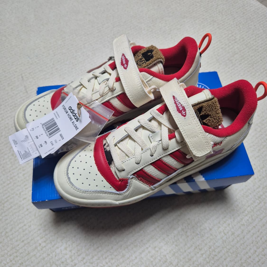 [255mm🔥] 아디다스 포럼 84 로우 나홀로집에 상품이미지7