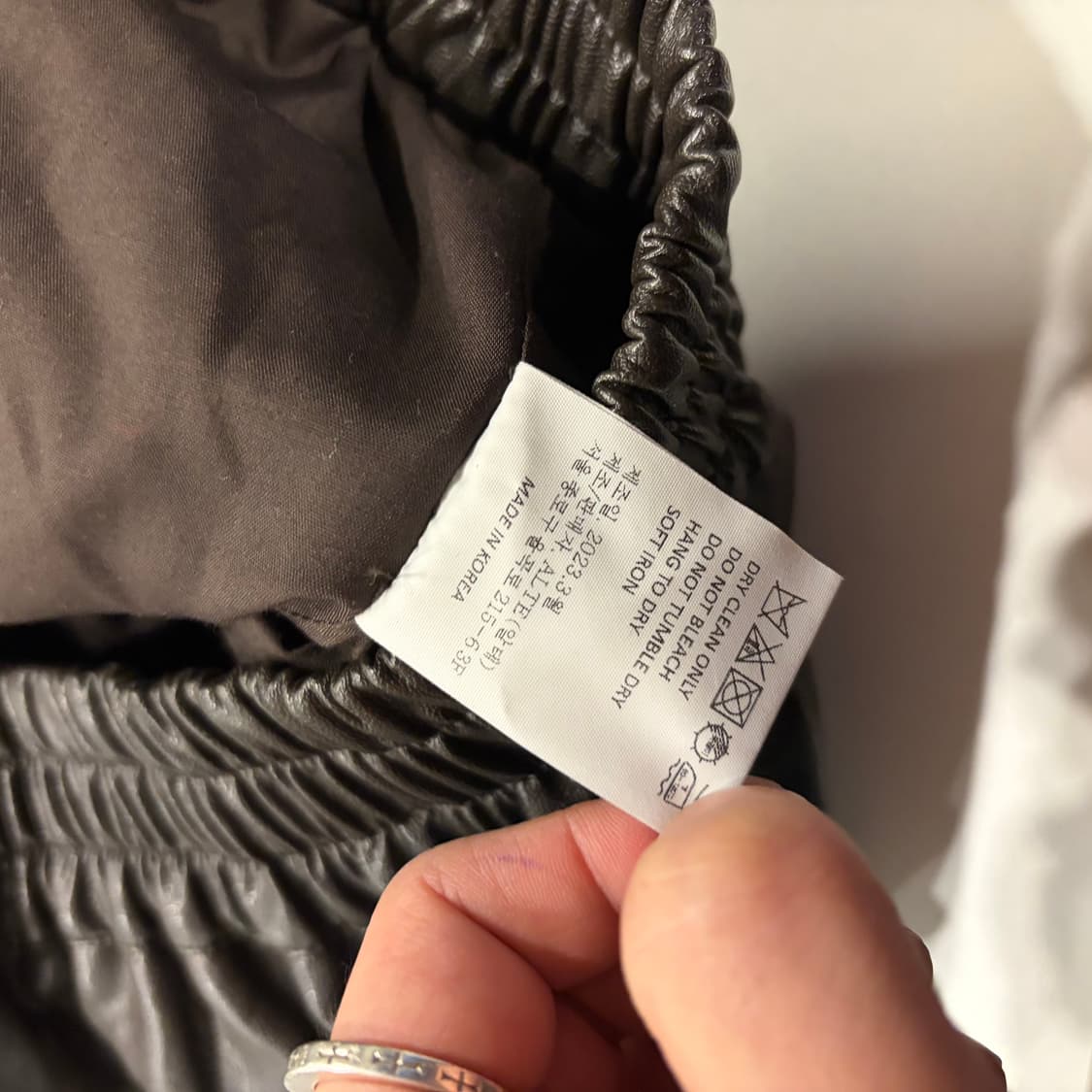 알테 Alte 브라운 레더 봄버 자켓 D175 상품이미지9