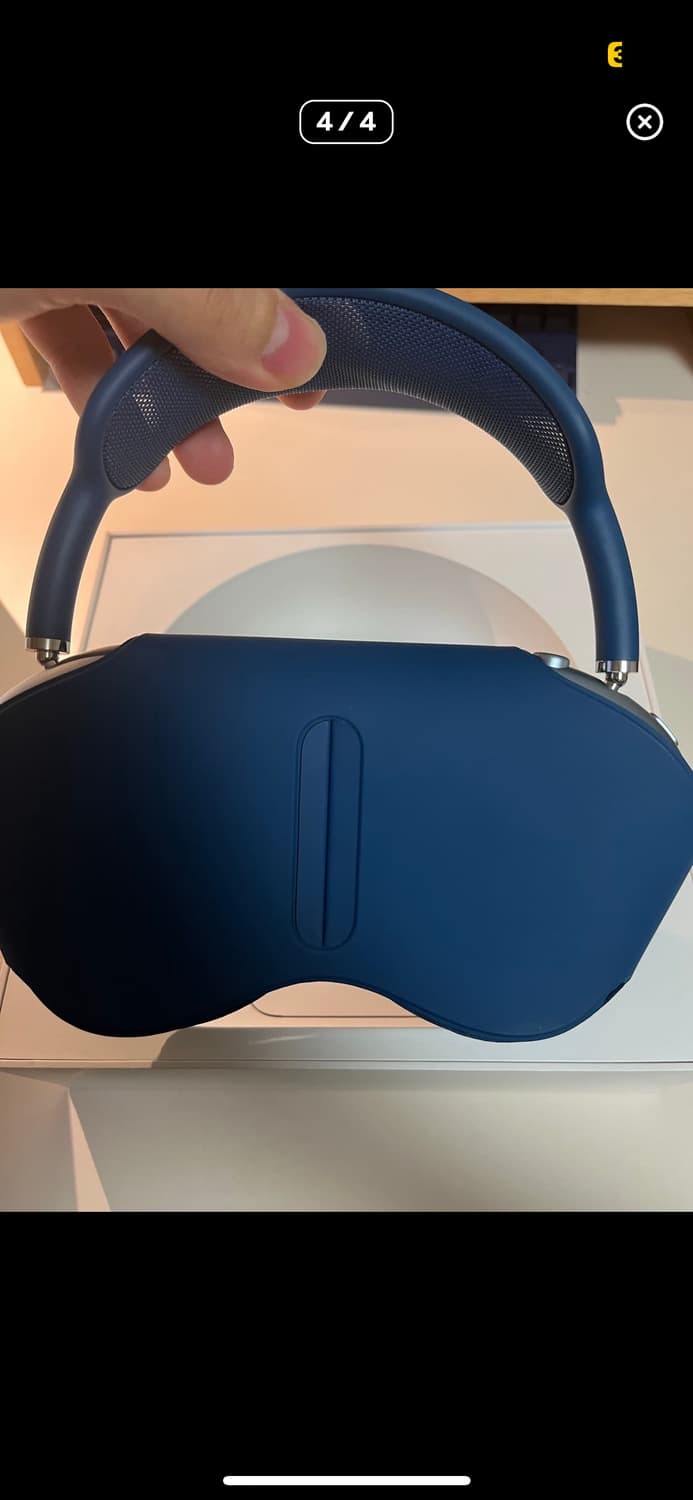 에어팟 맥스 스카이블루 크림판 상품이미지2