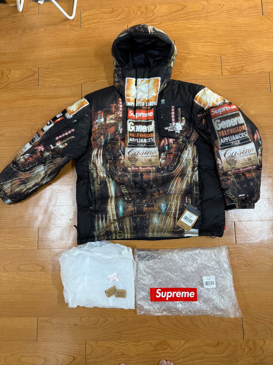 슈프림22FW x 노스페이스 800 필 하프 짚 후드 풀오버 상품이미지2