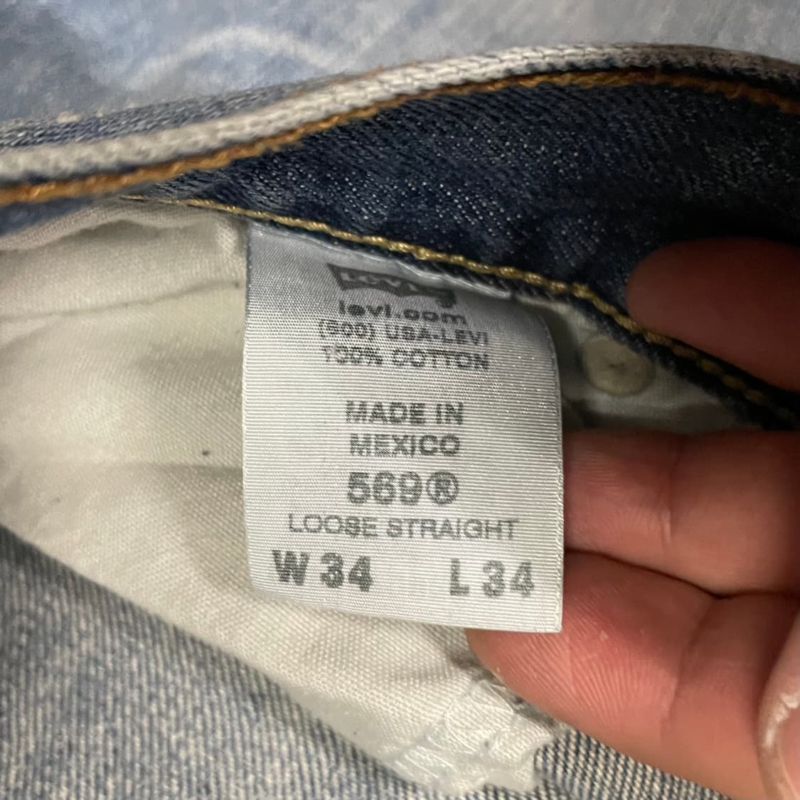 00s 리바이스569 루즈핏 데님 팬 (34“) 상품이미지5