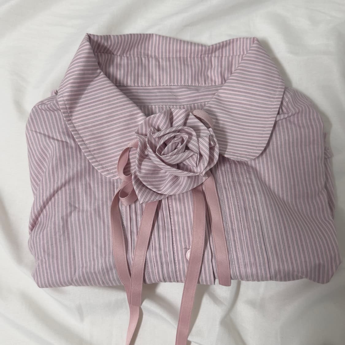 스컬프터 셔츠 Rosetta Baby Shirt Pink Stripe 상품이미지4